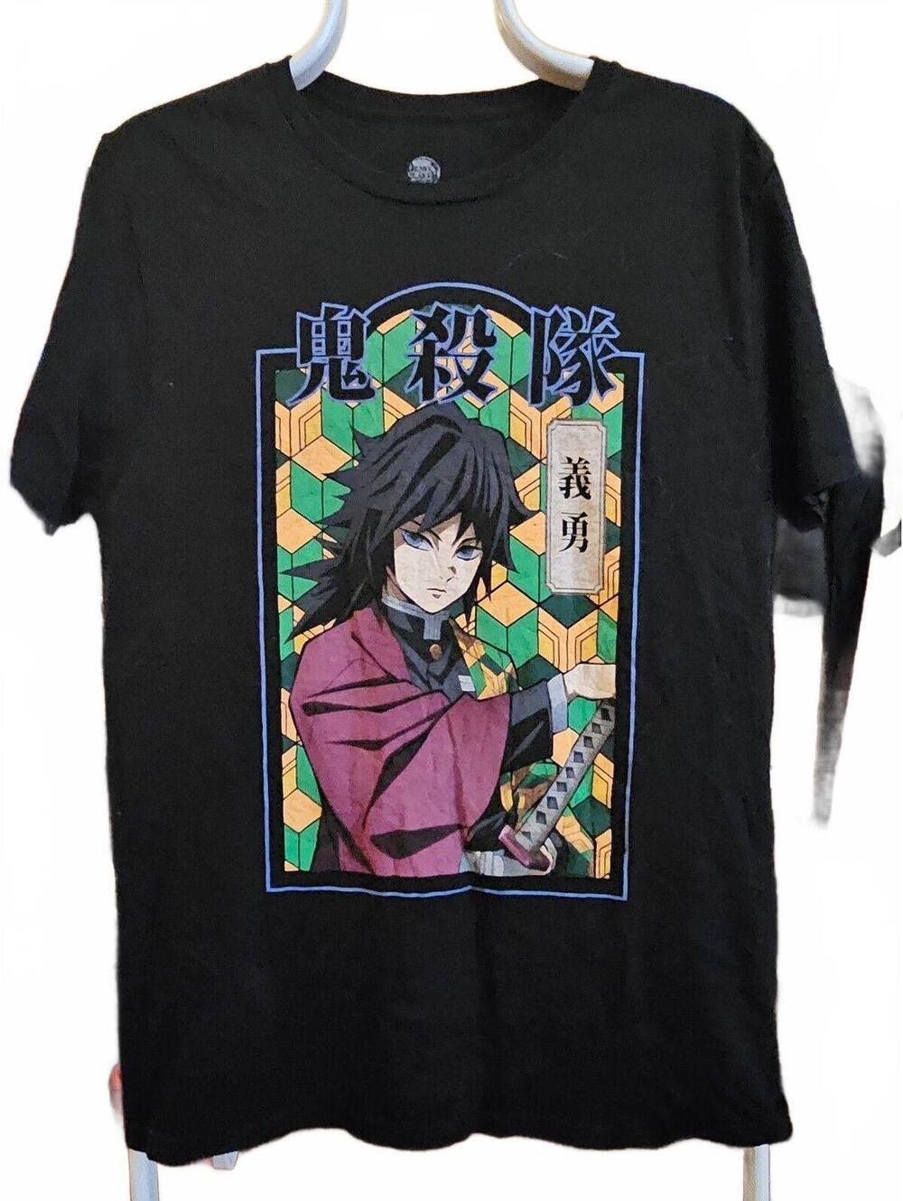 Demon Slayer Giyu Tomioka Anime Adult T-Shirt Sz M - EUC - $22 @ Hot Topic